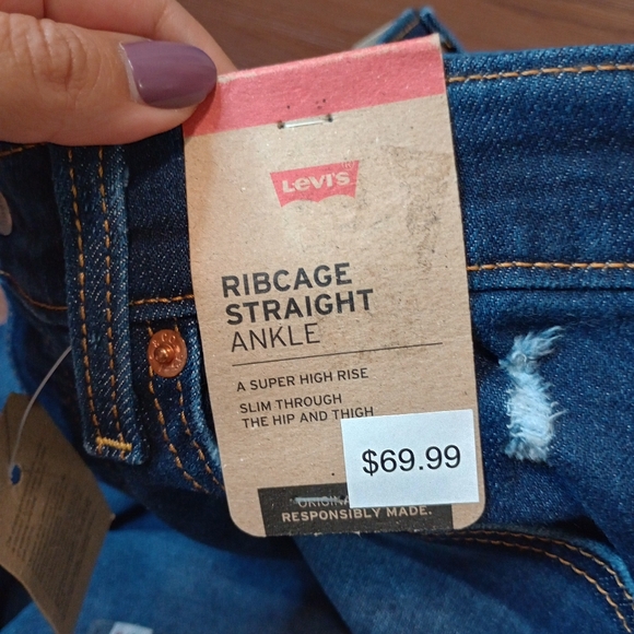 Levi's ribcage straight ankle jeans - Picture 10 of 14